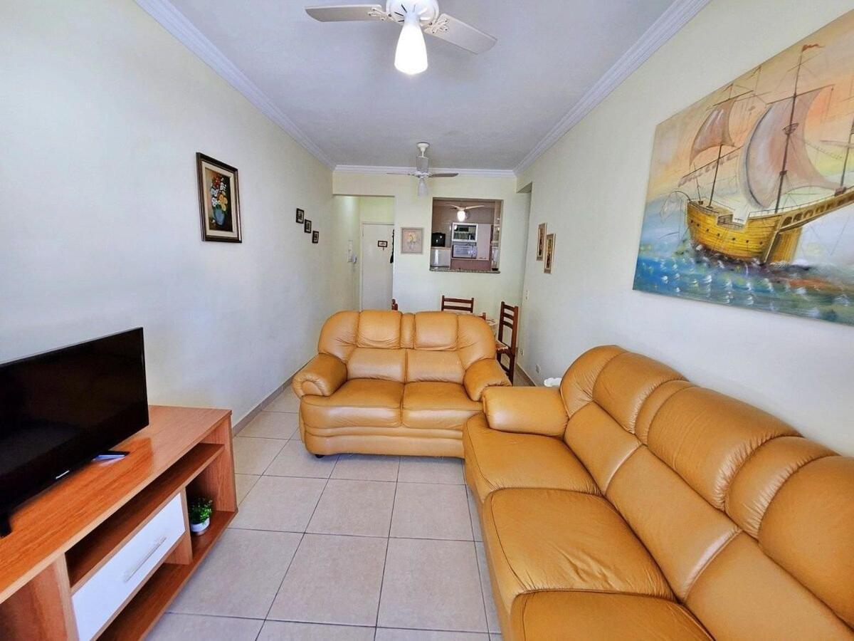 Aconchegante Apto 01 Dorm C/Sacada, Ar-Cond, Wi-Fi, Lado Praia Guaruja Bagian luar foto