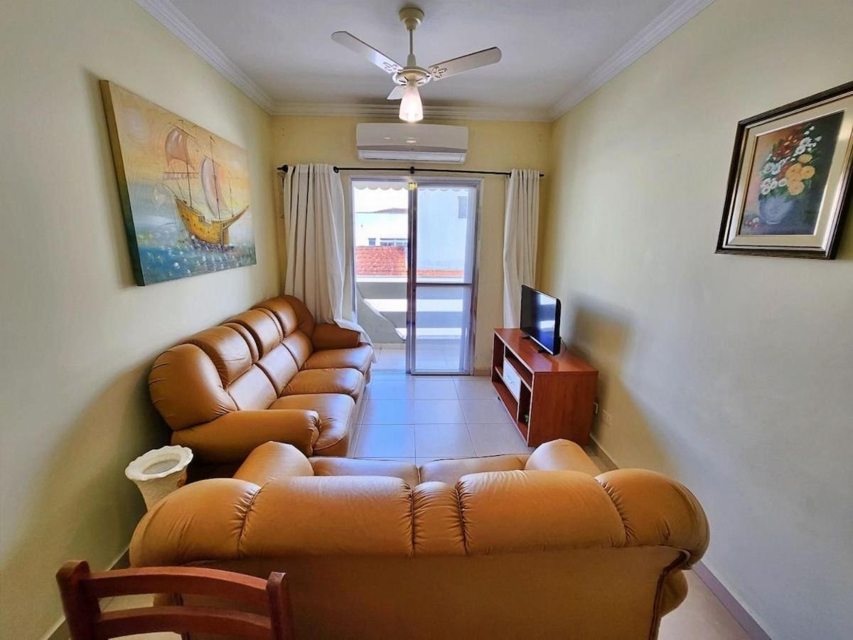 Aconchegante Apto 01 Dorm C/Sacada, Ar-Cond, Wi-Fi, Lado Praia Guaruja Bagian luar foto