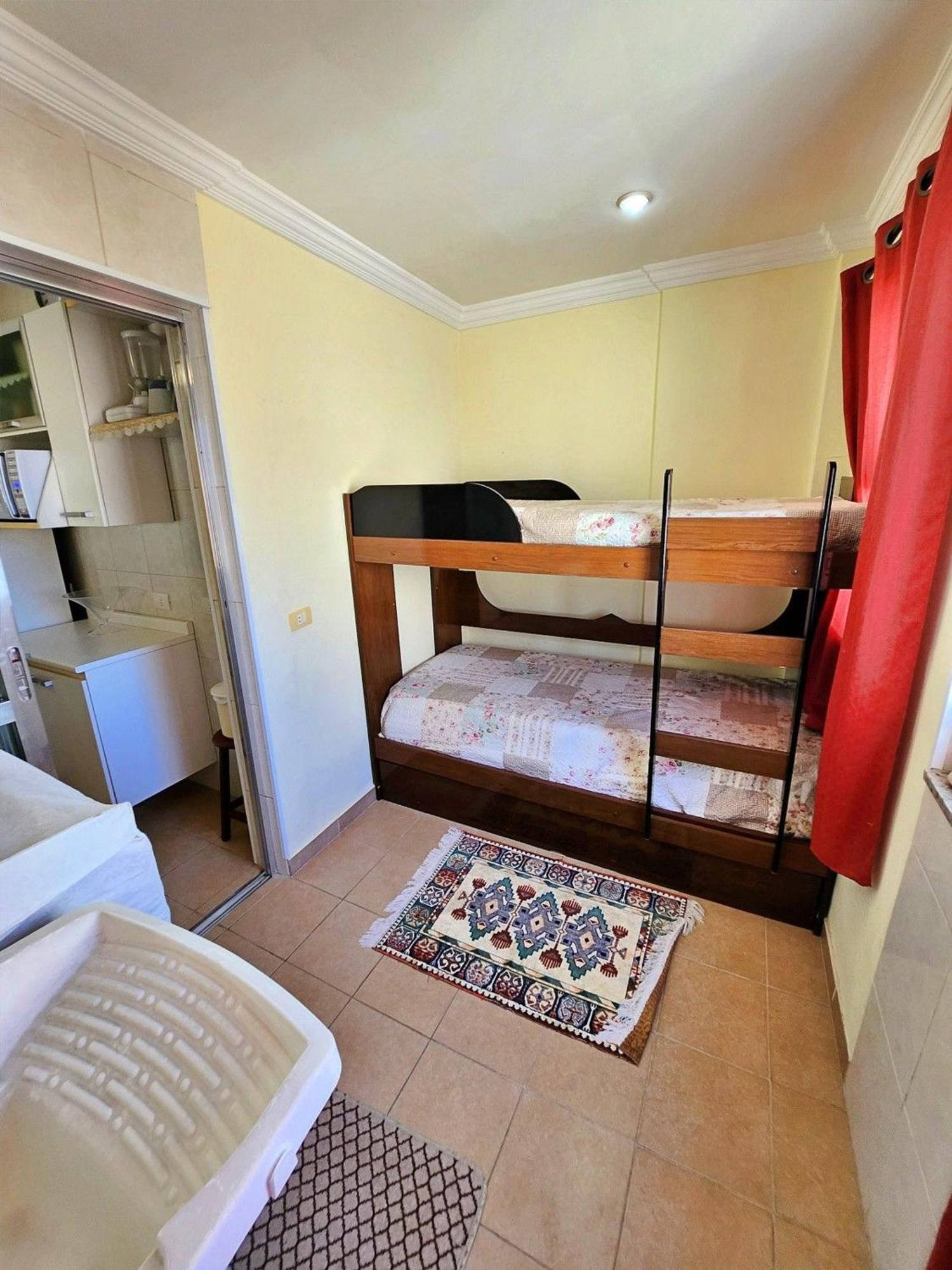 Aconchegante Apto 01 Dorm C/Sacada, Ar-Cond, Wi-Fi, Lado Praia Guaruja Bagian luar foto